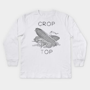 Crop top Kids Long Sleeve T-Shirt